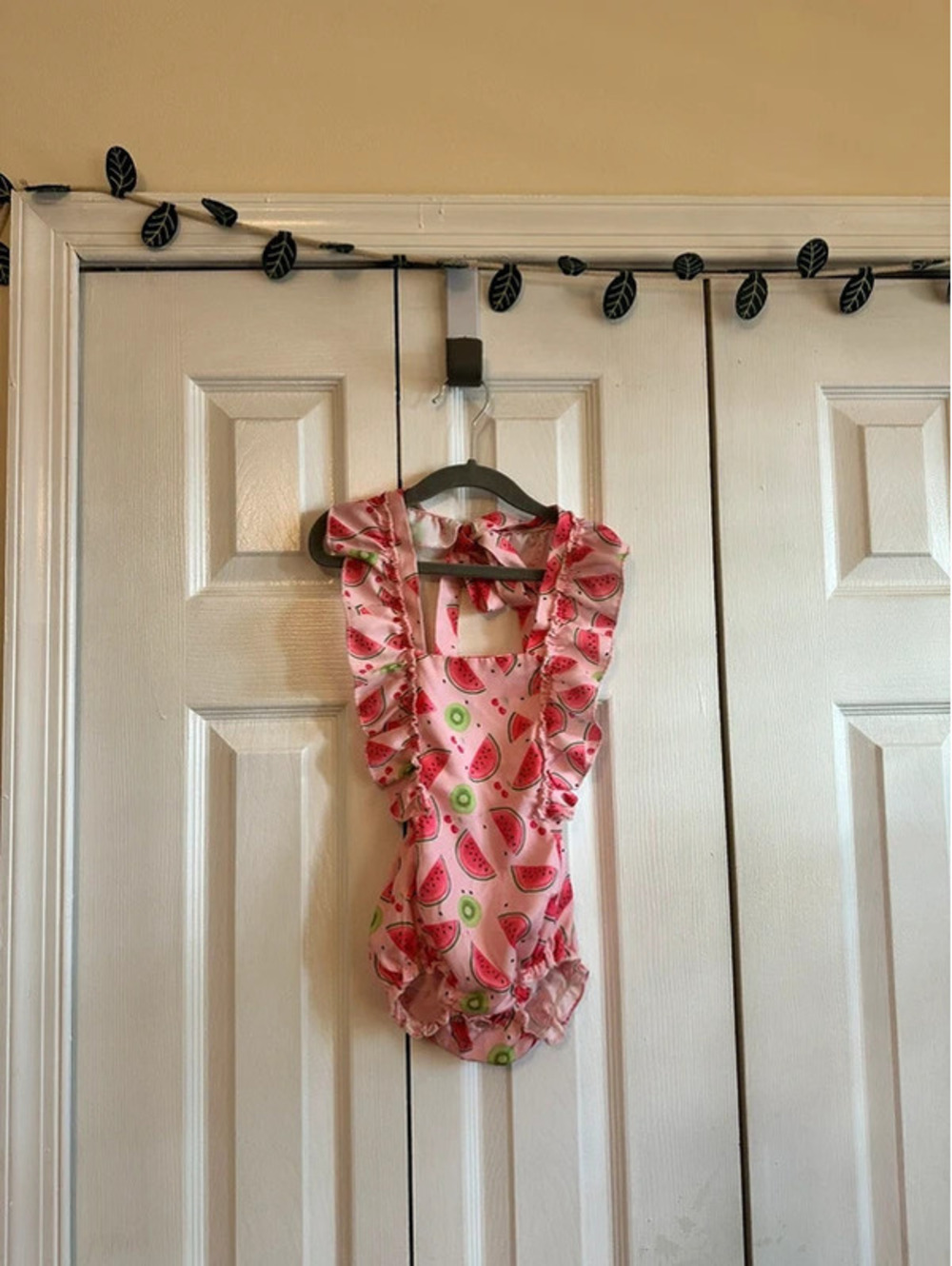 Watermelon bubble romper